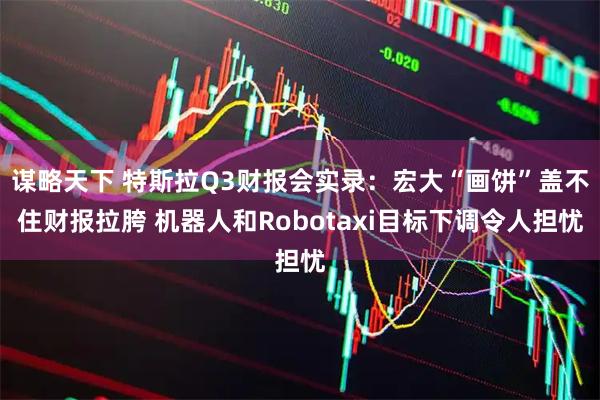 谋略天下 特斯拉Q3财报会实录:宏大“画饼”盖不住财报拉胯 机器人和Robotaxi目标下调令人担忧