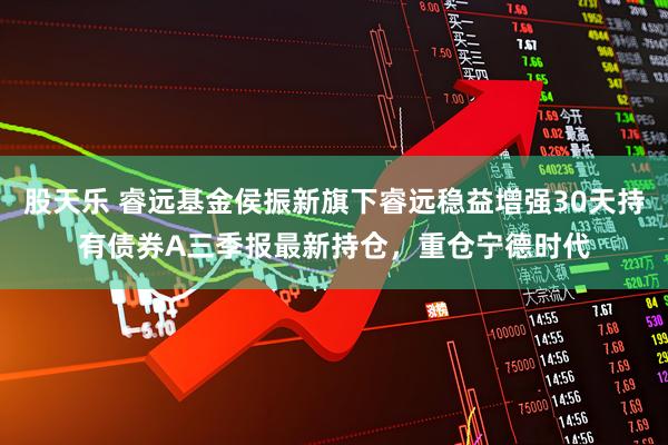 股天乐 睿远基金侯振新旗下睿远稳益增强30天持有债券A三季报最新持仓，重仓宁德时代