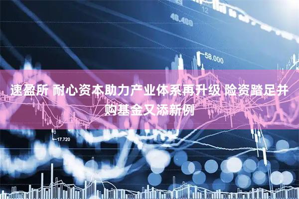 速盈所 耐心资本助力产业体系再升级 险资踏足并购基金又添新例
